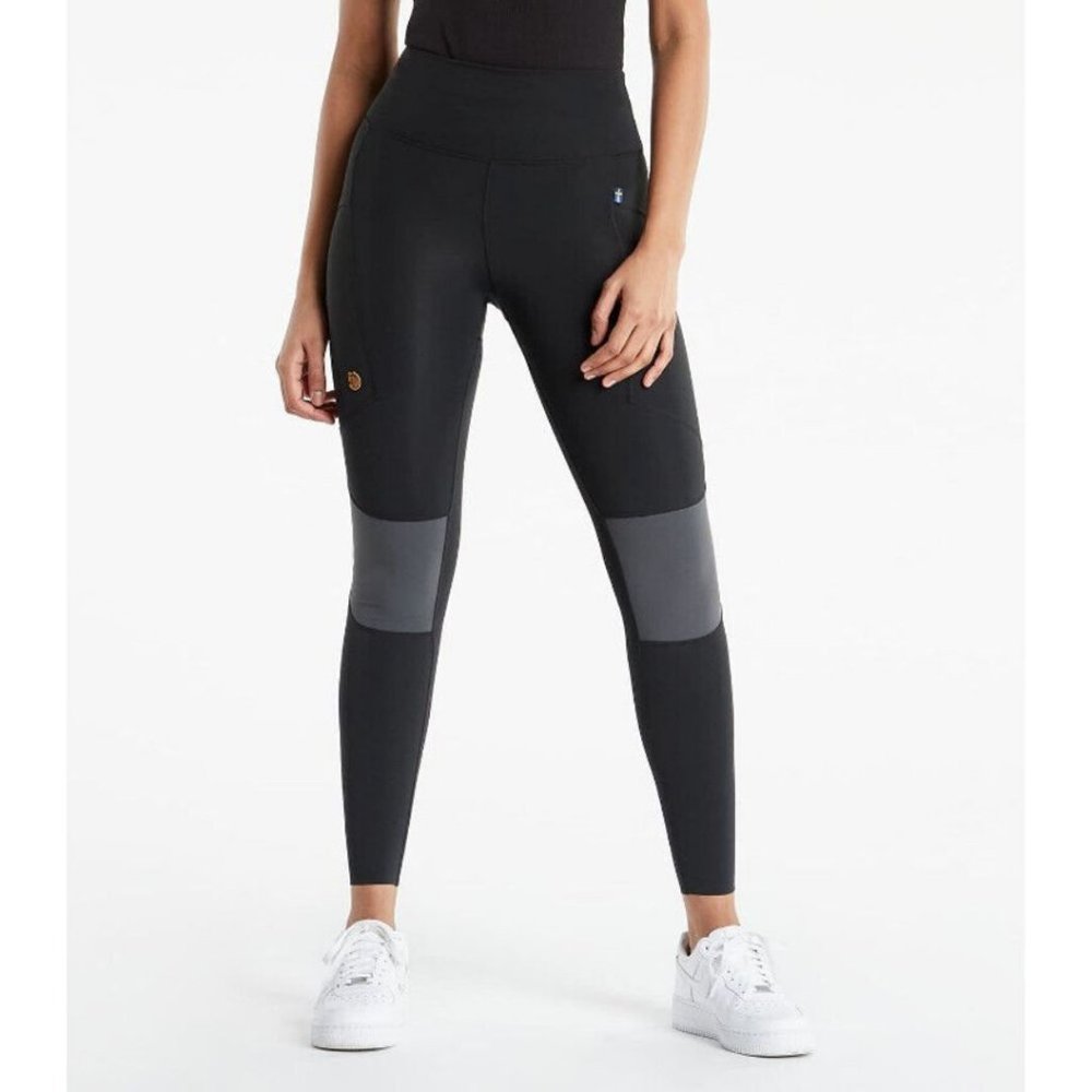 Fjallraven Abisko Trekking Tights Pro Black Iron Grey Size Small